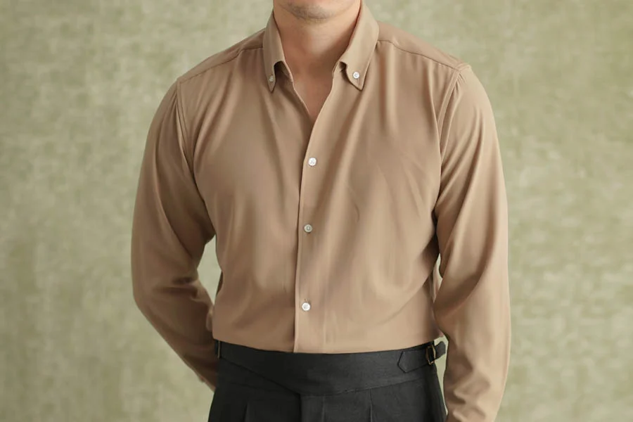 stylish pointed collar shirts for men